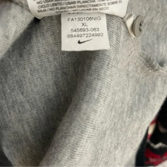 Nike Tech Fleece Hoodie Cape Women's XL Light Gray Asymmetric Gorpcore - Picture 8 of 11